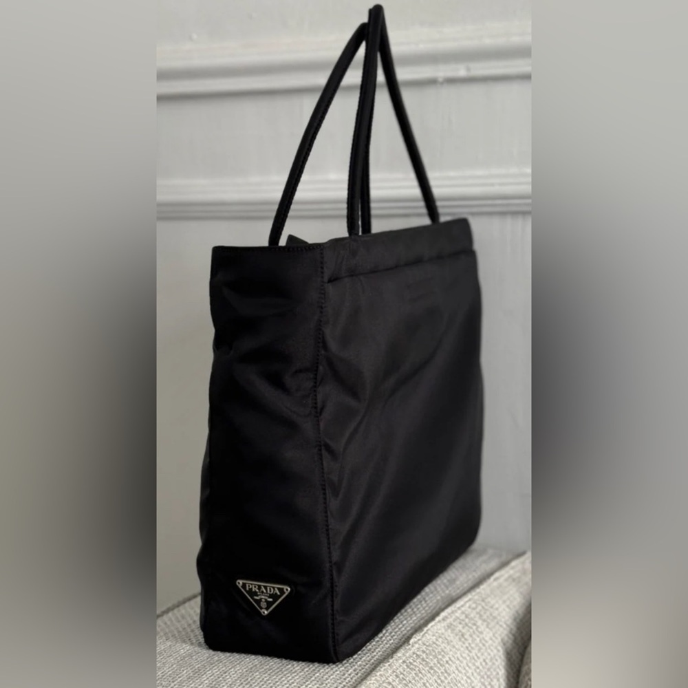 Prada Black Nylon Tote Bag EUC with COA! - Picture 3 of 13